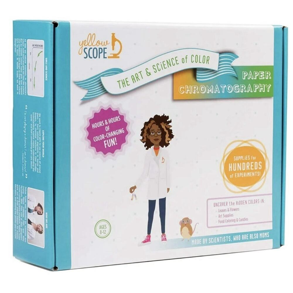 Yellow Scope Girls Science Kit - Art & Science Of Color - Paper Chromatography